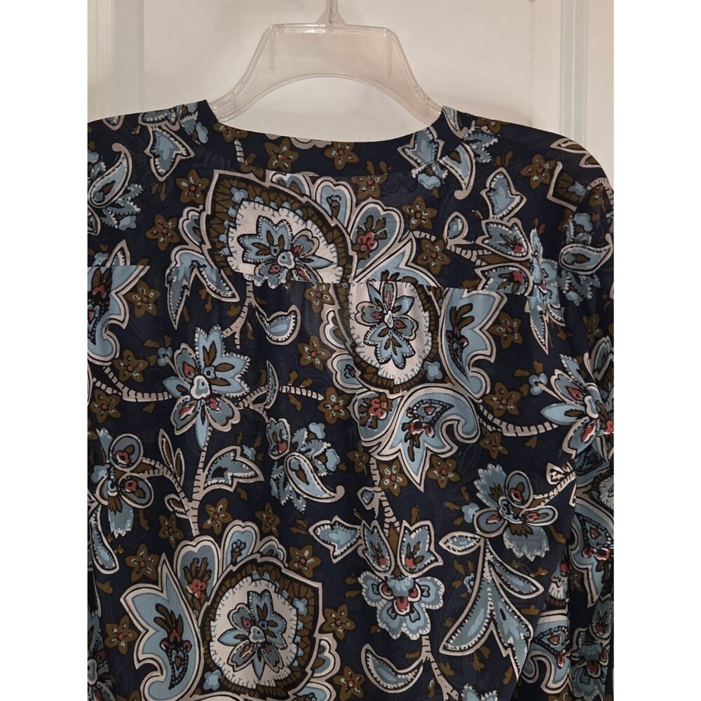 Loft Floral Paisley Boho Blouse - Picture 9 of 9